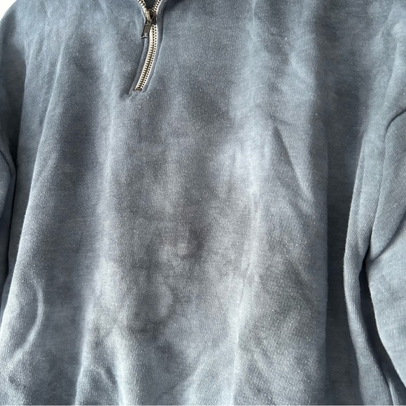 American Eagle Cropped Quarter Zip Sweater - Picture 2 of 4